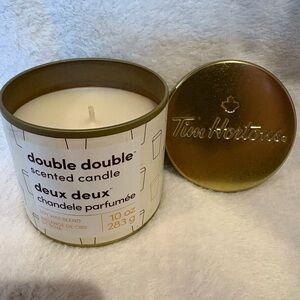 Tim Hortons Double Double Scented Candle 🕯️ single wick candle